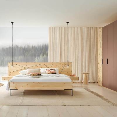 Anrei_Leno_Schlafzimmer_Zirbe_natur. Mehr Infos? Kontaktieren Sie uns +43 7412 523 83